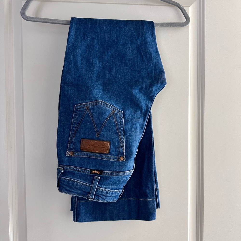 wrangler jeans, blue, size 27x34